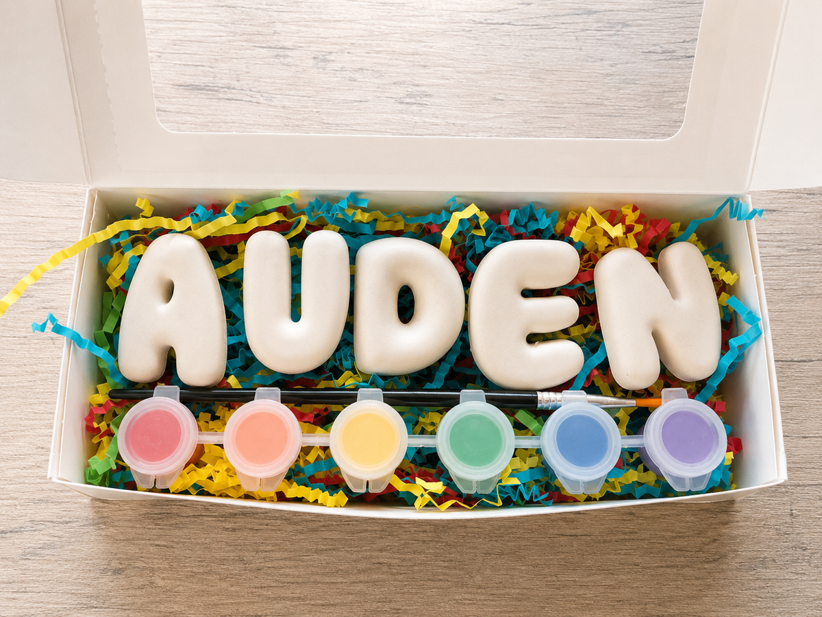 Personalized Name Plaster Painting Kit!