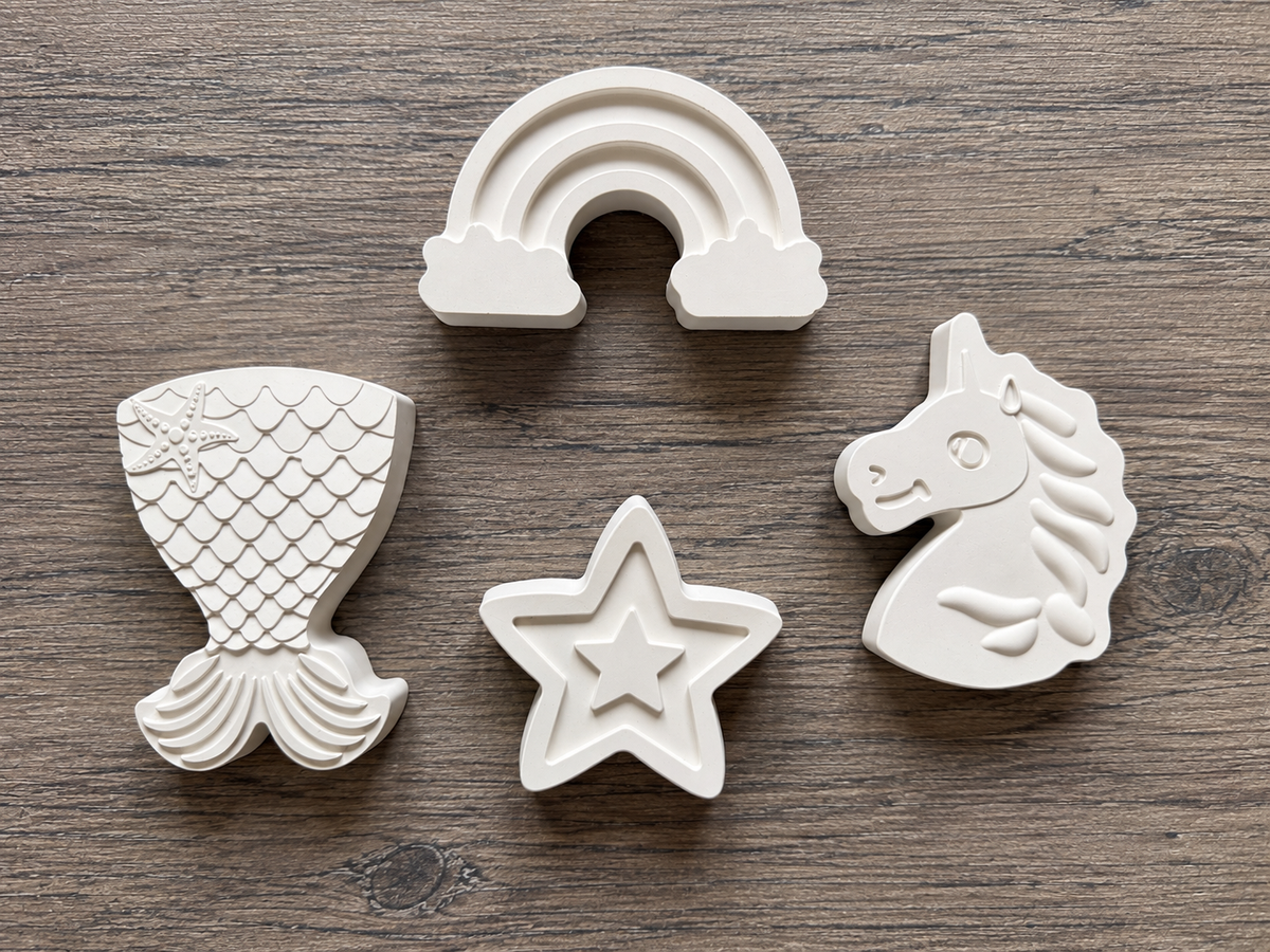 Large Magical Friends Plaster Painting Kits! 🧜‍♀️🌈🎨