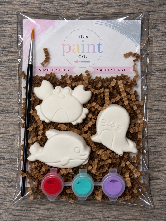 Coastal Creatures Plaster Painting Kit!