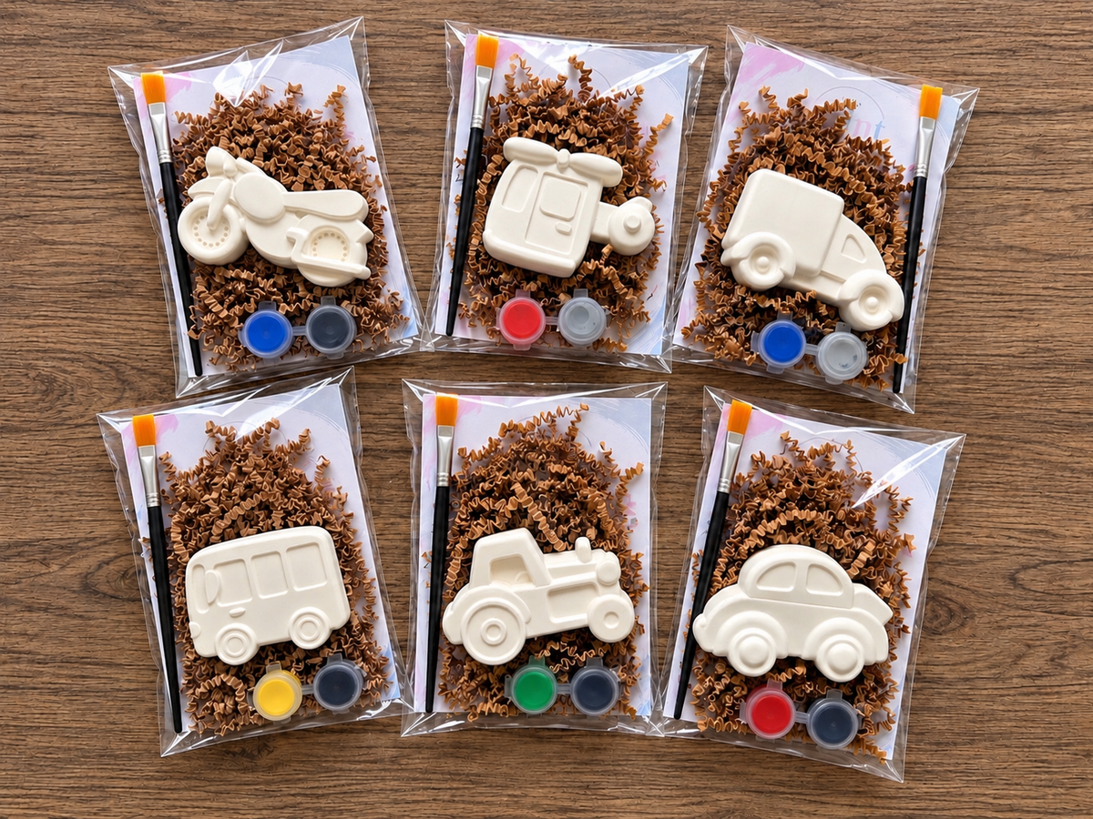 Large Transportation Plaster Painting Kits!